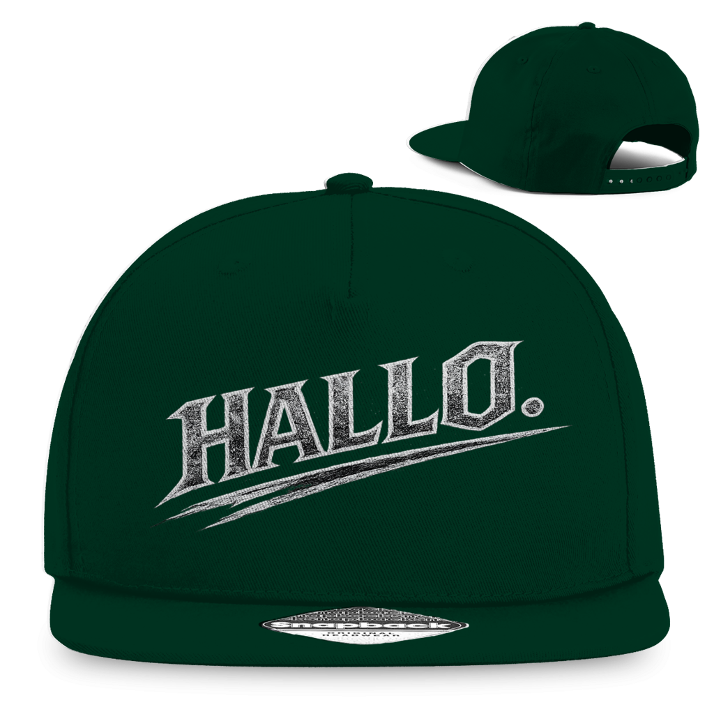 Snapback reper kapa "Hallo" – Austrijska streetwear kapa u retro stilu