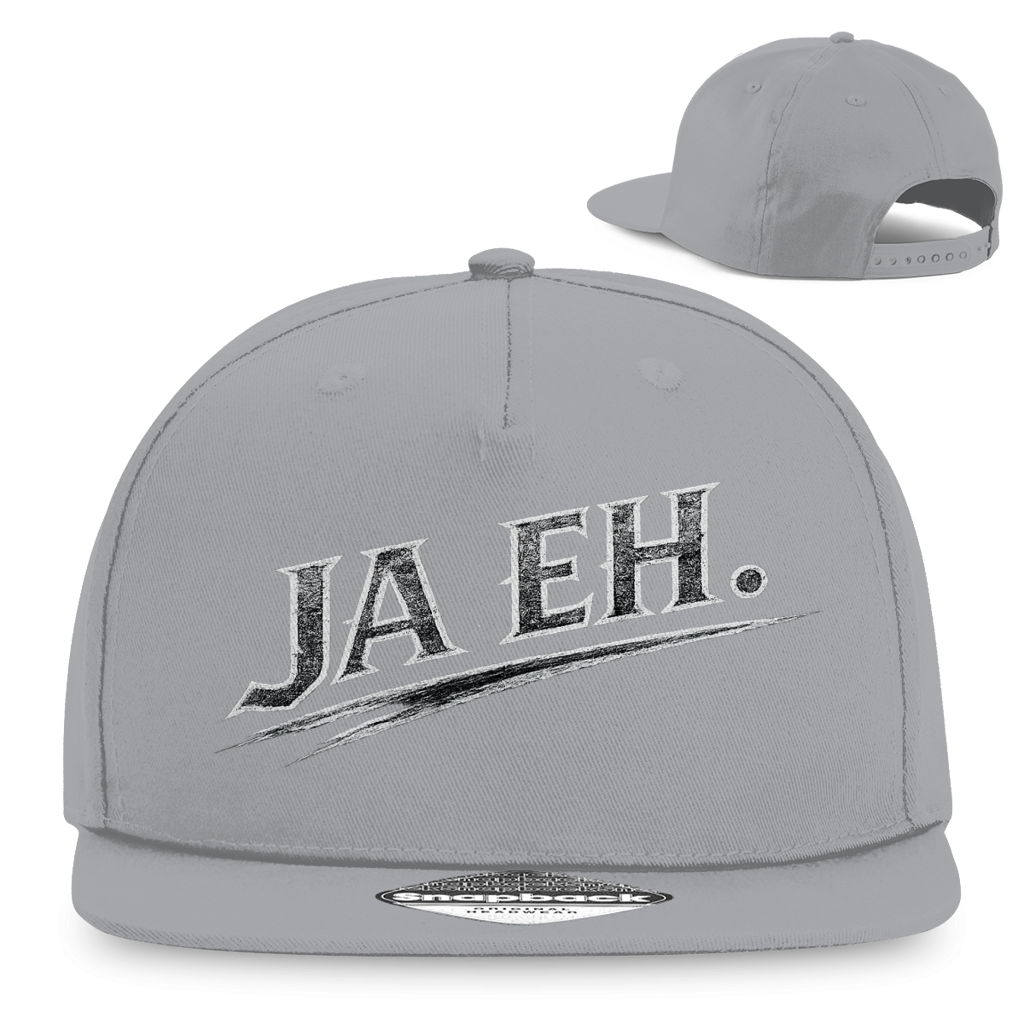 Snapback Rapper Cap „Ja Eh“ – Österreichische Streetwear Cap im Retro Style