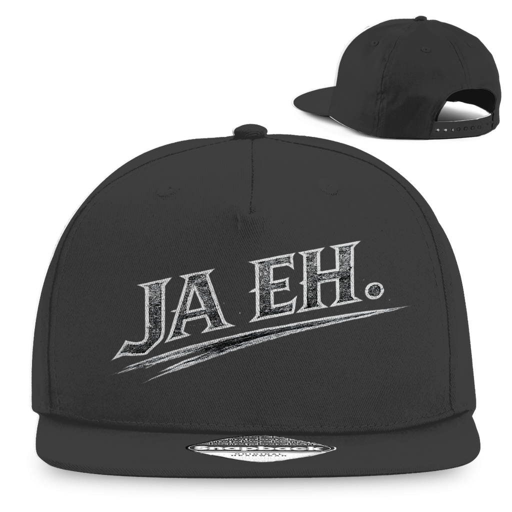 Snapback Rapper Cap „Ja Eh“ – Österreichische Streetwear Cap im Retro Style