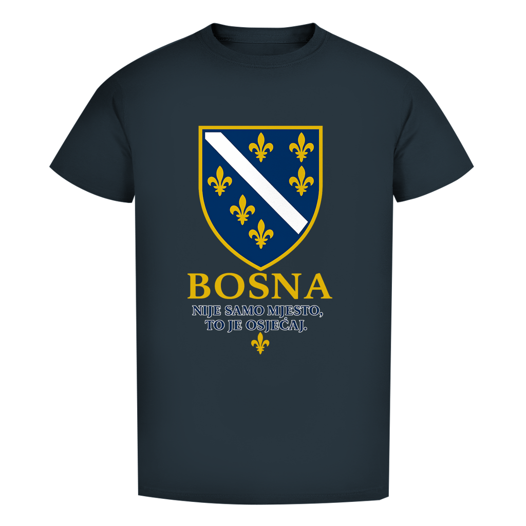 Muška Premium Organska Majica Bosna Nije Samo Mjesto To Je Osjećaj