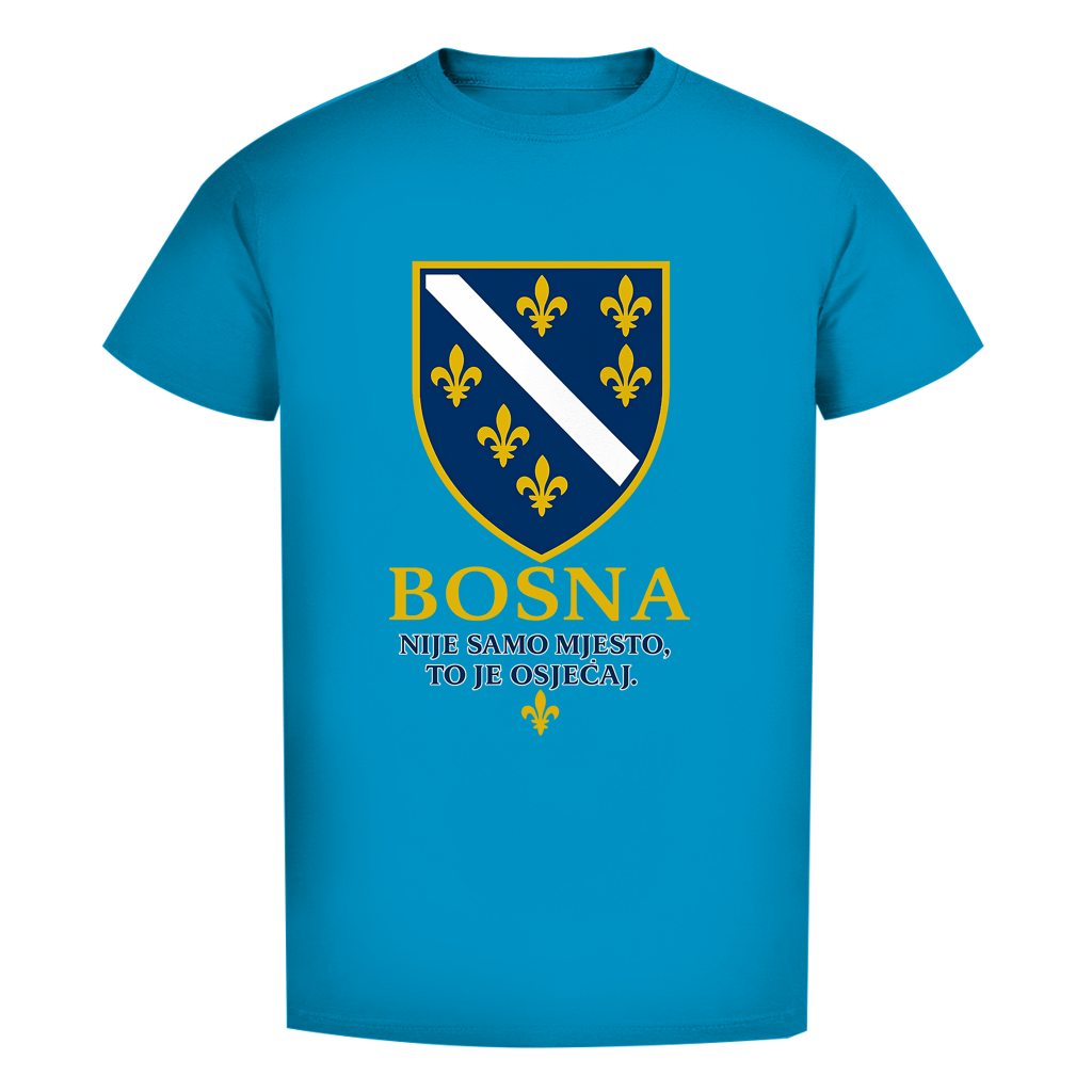 Muška Premium Organska Majica Bosna Nije Samo Mjesto To Je Osjećaj