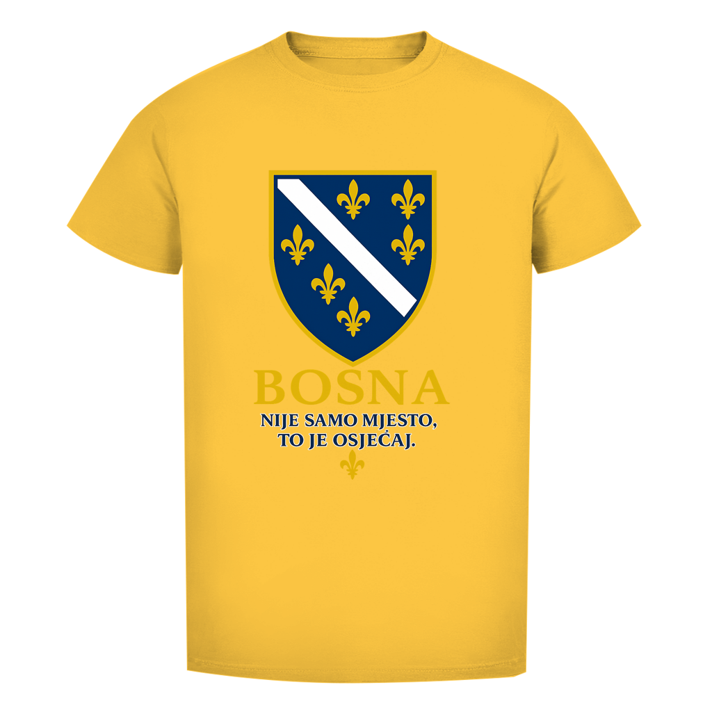 Herren Premium Bio T-Shirt Bosna Nije Samo Mjesto To Je Osjećaj