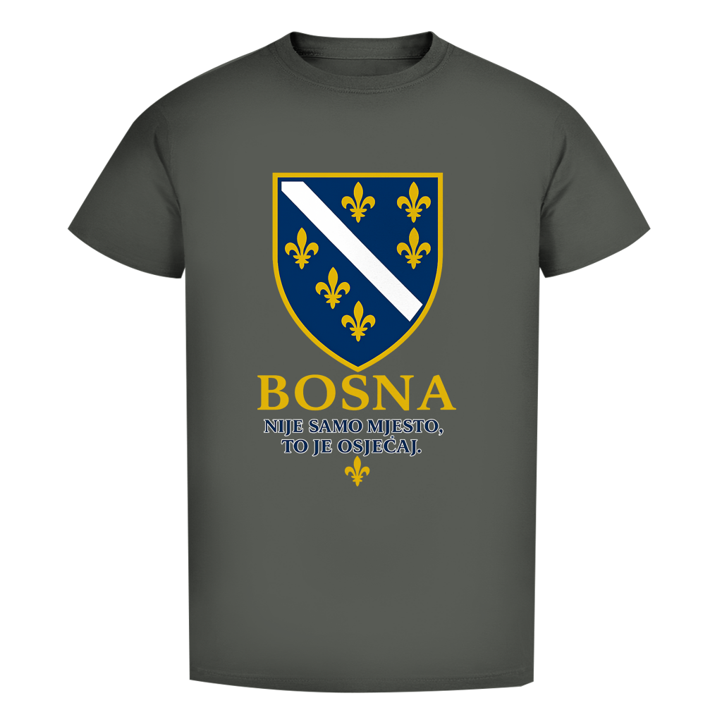Herren Premium Bio T-Shirt Bosna Nije Samo Mjesto To Je Osjećaj