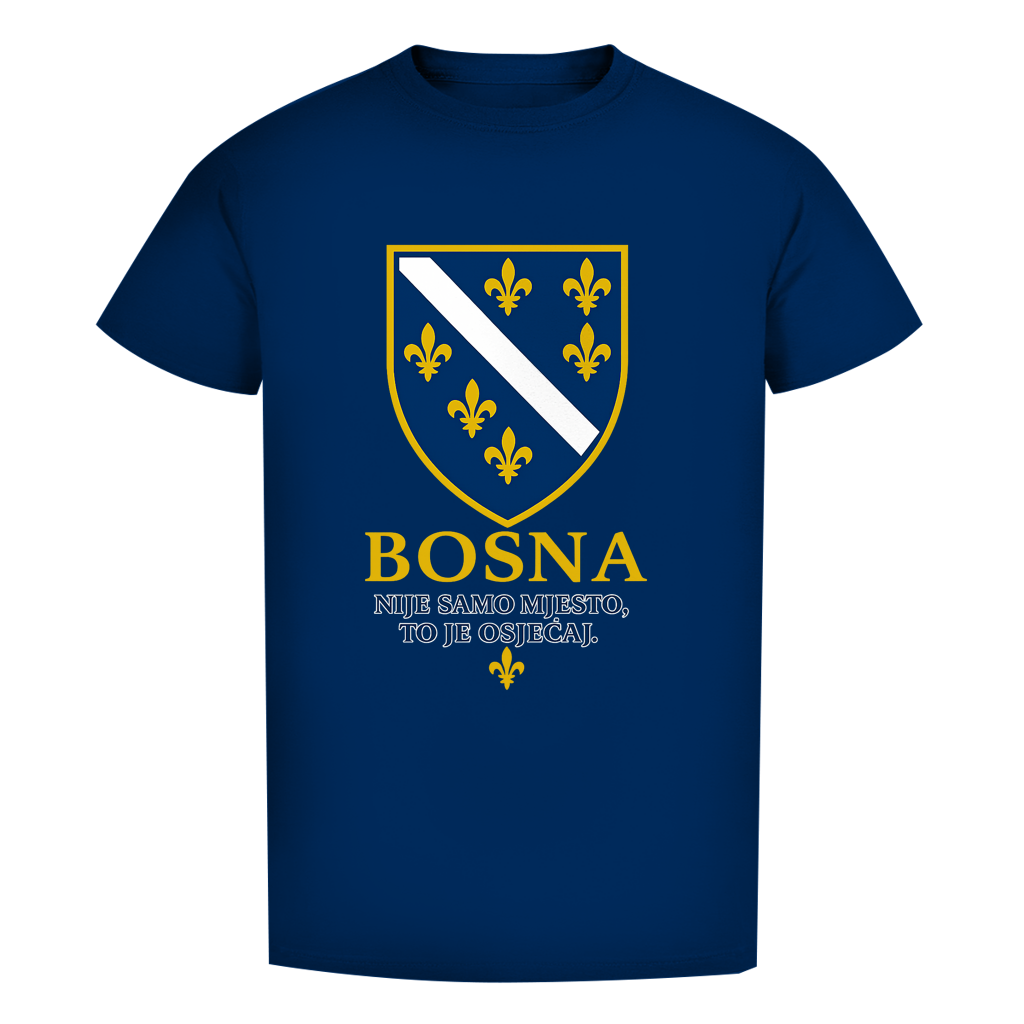 Herren Premium Bio T-Shirt Bosna Nije Samo Mjesto To Je Osjećaj