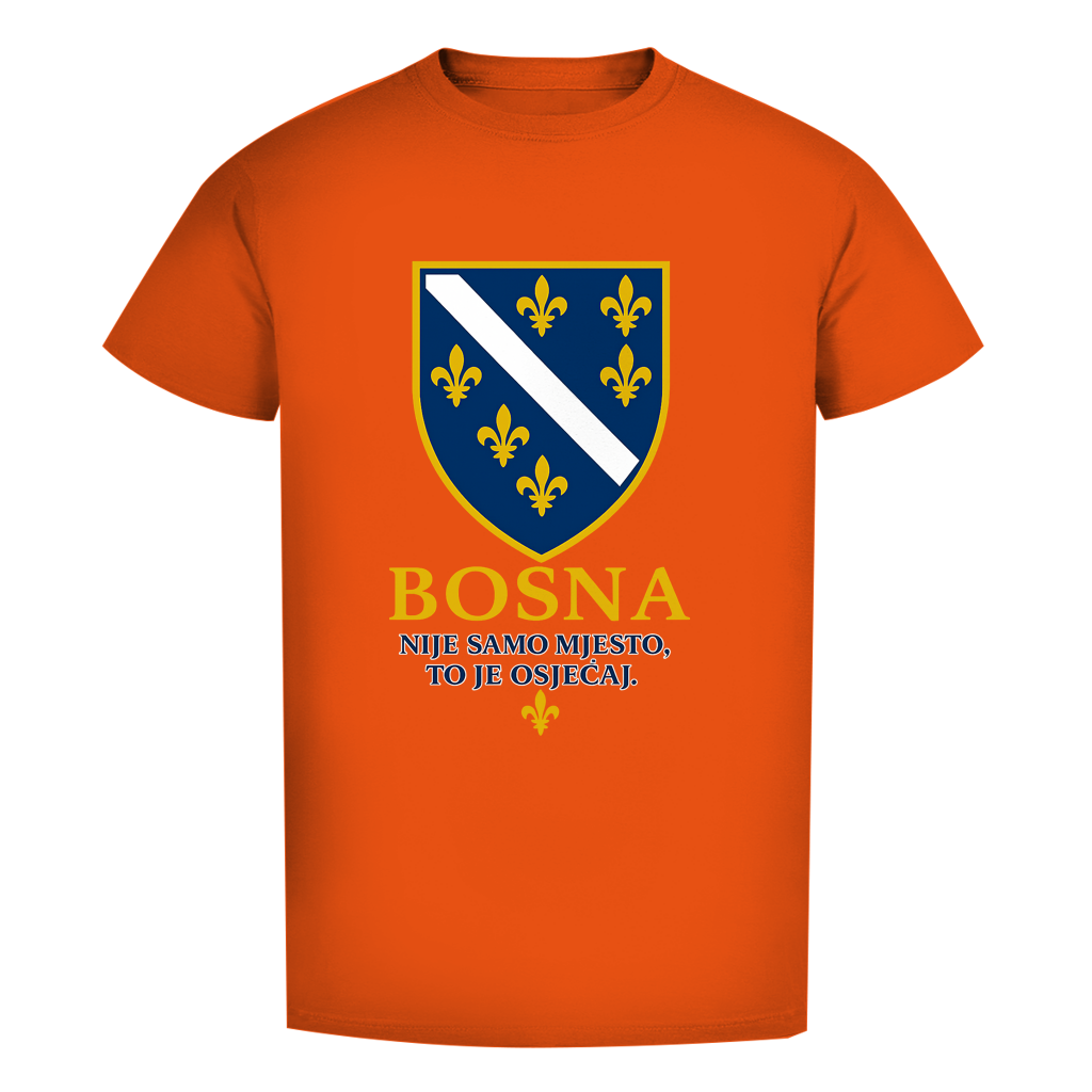 Herren Premium Bio T-Shirt Bosna Nije Samo Mjesto To Je Osjećaj