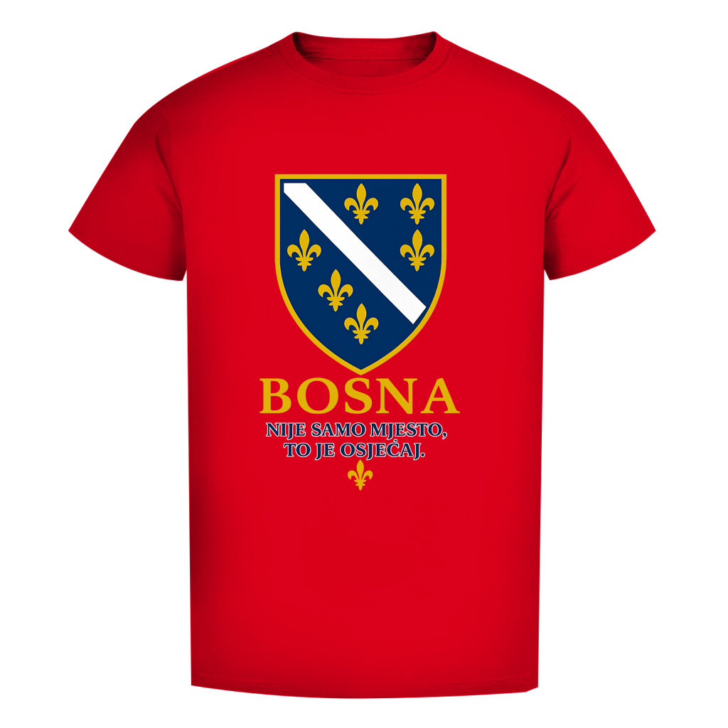 Herren Premium Bio T-Shirt Bosna Nije Samo Mjesto To Je Osjećaj