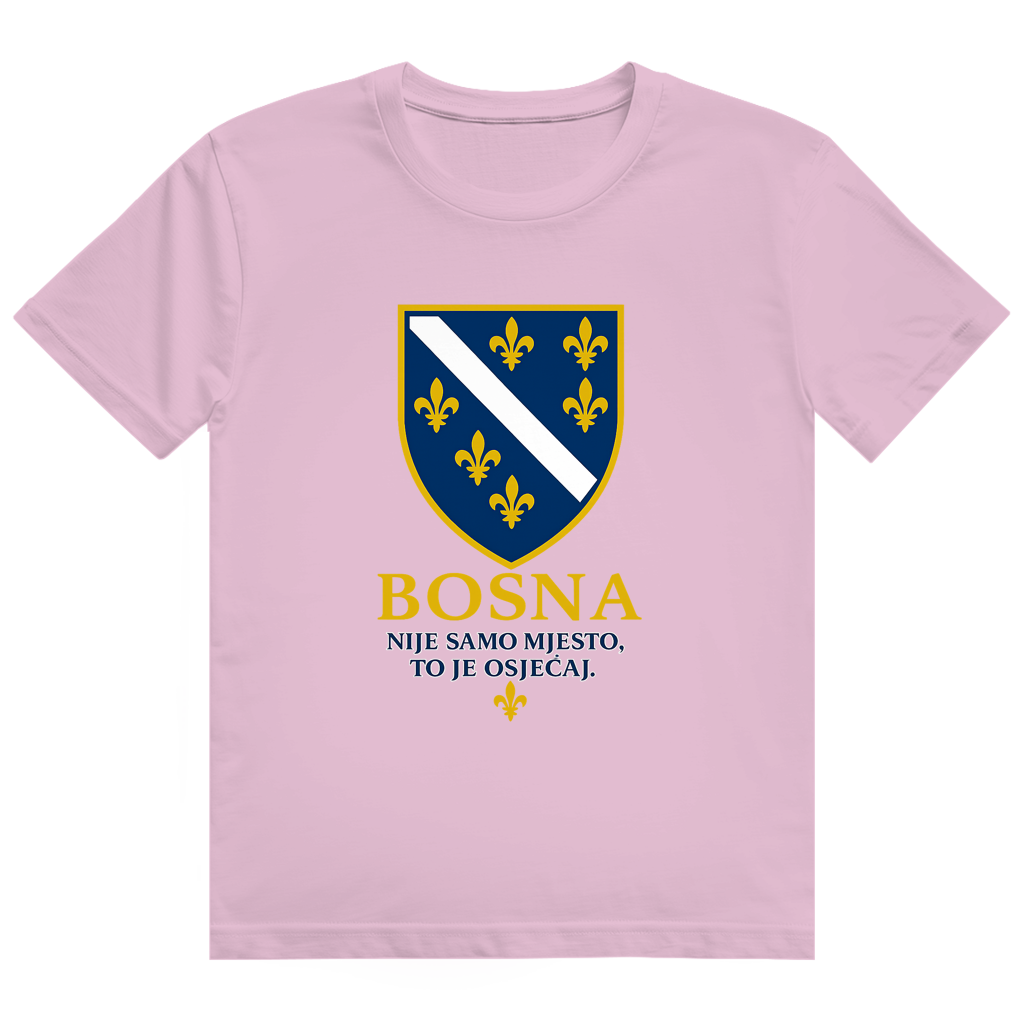 Herren Heavy Cotton T-Shirt Bosna Nije Samo Mjesto To Je Osjećaj