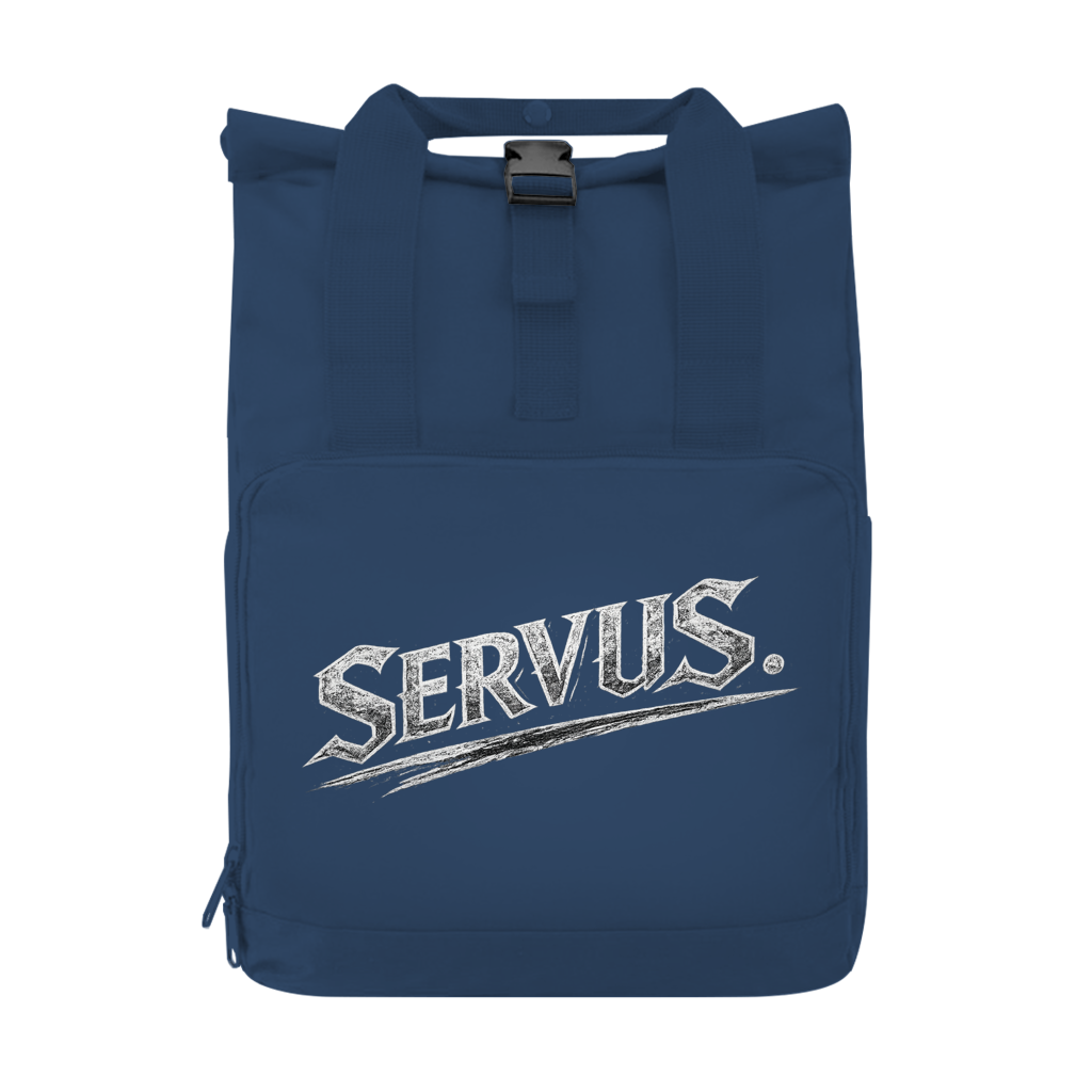 Rucksack mit Seitentasche Servus