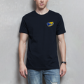 Basic Herren T-Shirt Bosnien Flagge Herz
