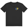 Herren Heavy Cotton T-Shirt Bosnien Flagge Herz
