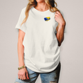 Damen T-Shirt  Bosnien Flagge Herz