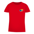Damen Premium Bio T-Shirt  Bosnien Flagge Herz