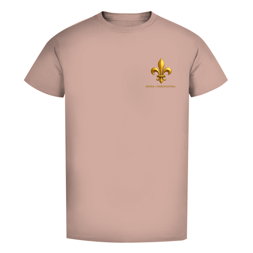 Herren Premium Bio T-Shirt Goldener Bosnischer Ljiljan