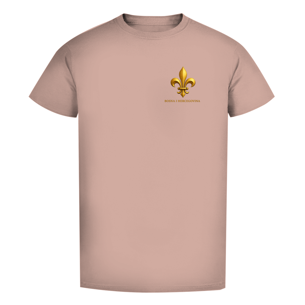 Herren Premium Bio T-Shirt Goldener Bosnischer Ljiljan