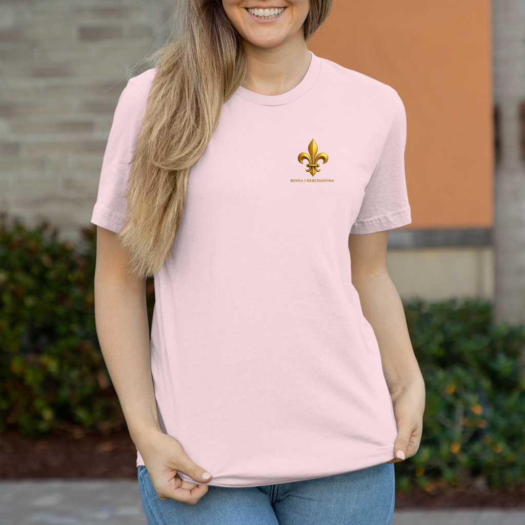 Damen T-Shirt Goldener Bosnischer Ljiljan