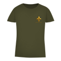 Damen Premium Bio T-Shirt Goldener Bosnischer Ljiljan