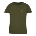 Damen Premium Bio T-Shirt Goldener Bosnischer Ljiljan