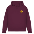 Damen Premium Bio Hoodie Goldener Bosnischer Ljiljan