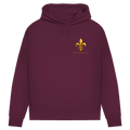 Damen Premium Bio Hoodie Goldener Bosnischer Ljiljan