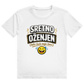 Herren Heavy Cotton T-Shirt Sretno Oženjen Lustiges T-Shirt