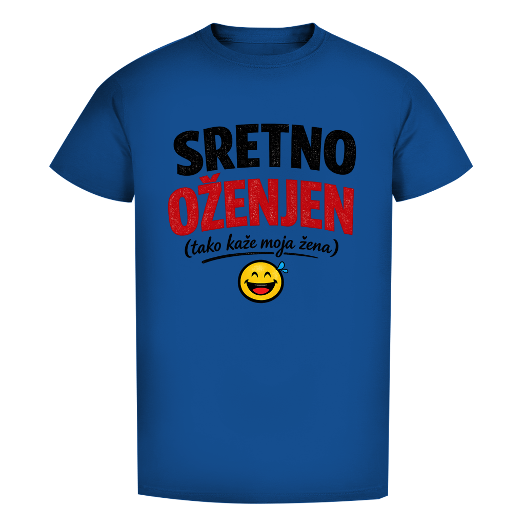 Sretno Oženjen Original Herren Premium Bio T-Shirt