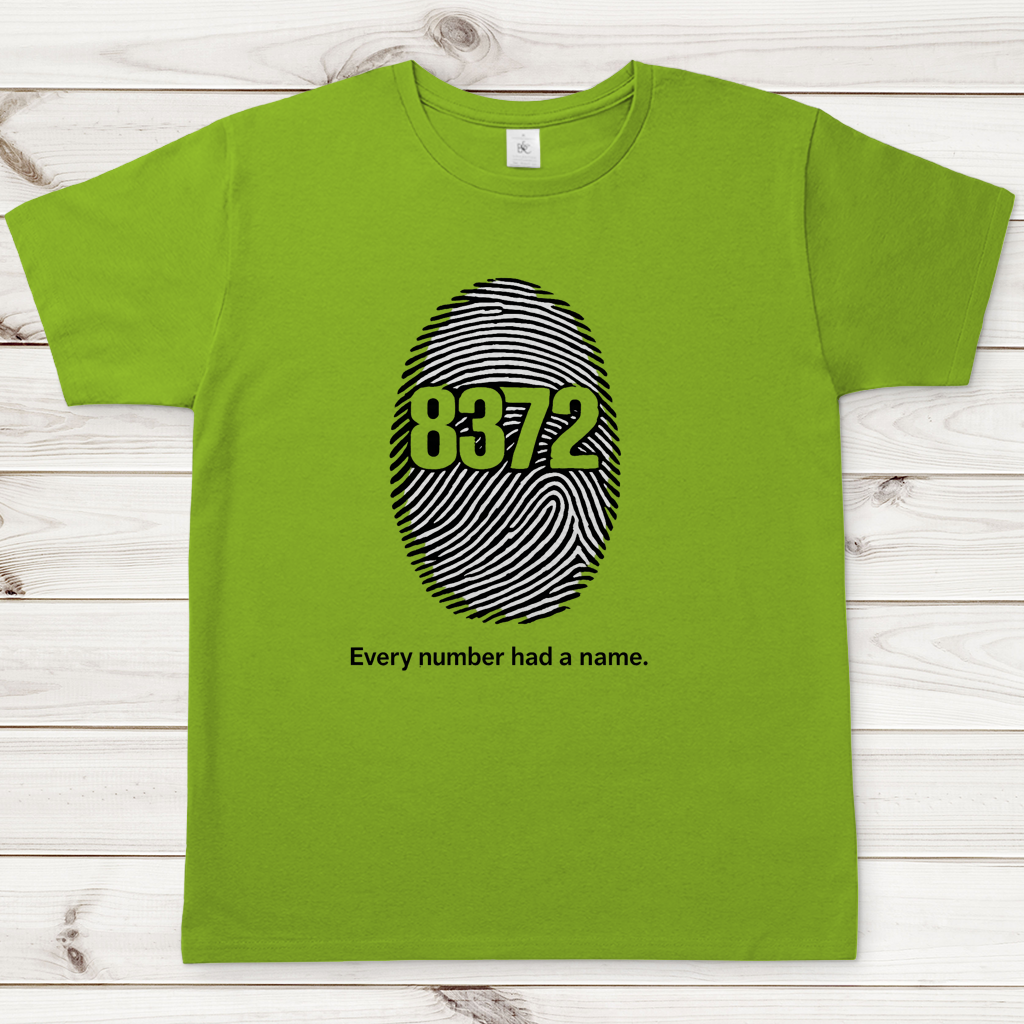 Muška majica Srebrenica Otisak prsta