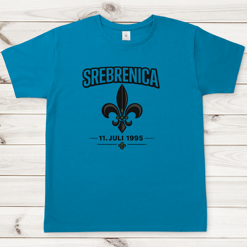 Herren T-Shirt Srebrenica Ljiljan