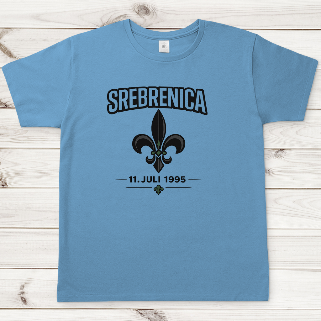 Herren T-Shirt Srebrenica Ljiljan