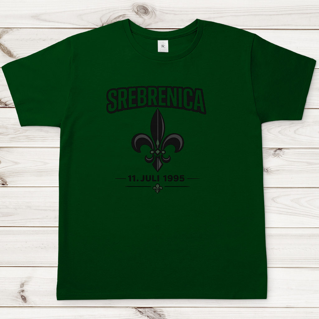 Herren T-Shirt Srebrenica Ljiljan