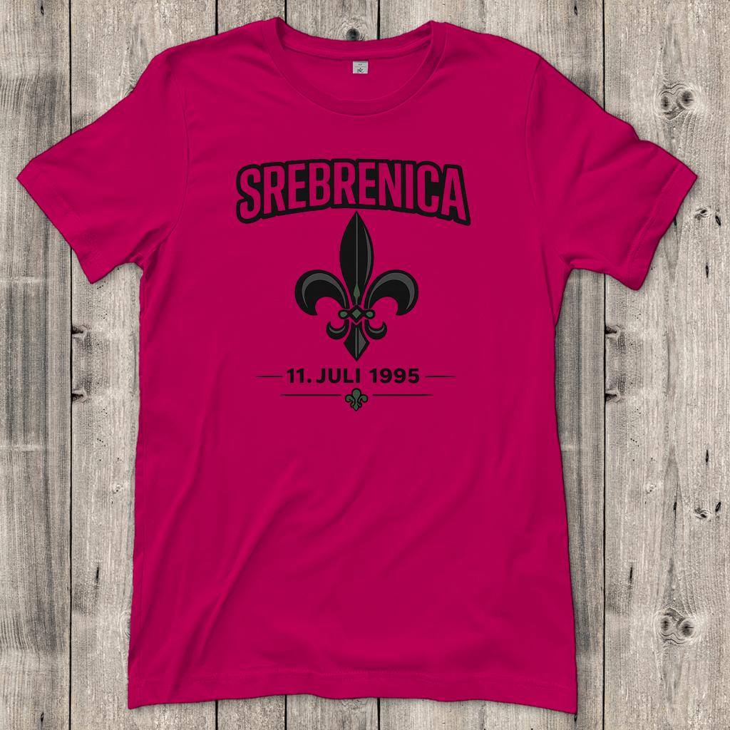 Damen T-Shirt Srebrenica Ljiljan