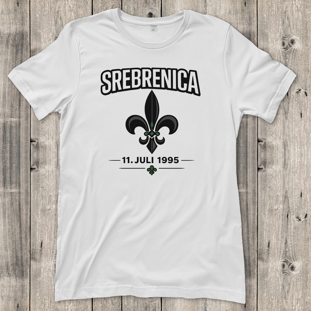 Damen T-Shirt Srebrenica Ljiljan