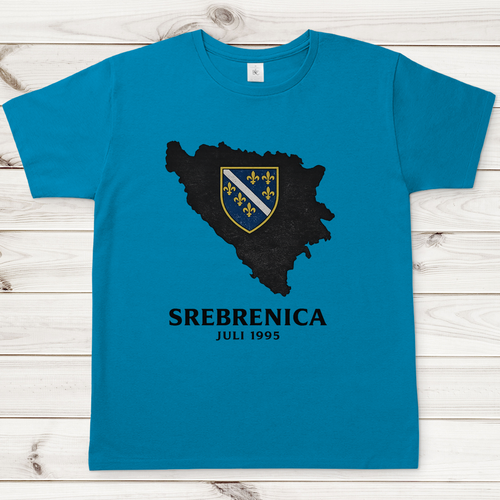Herren T-Shirt Srebrenica Schwarz