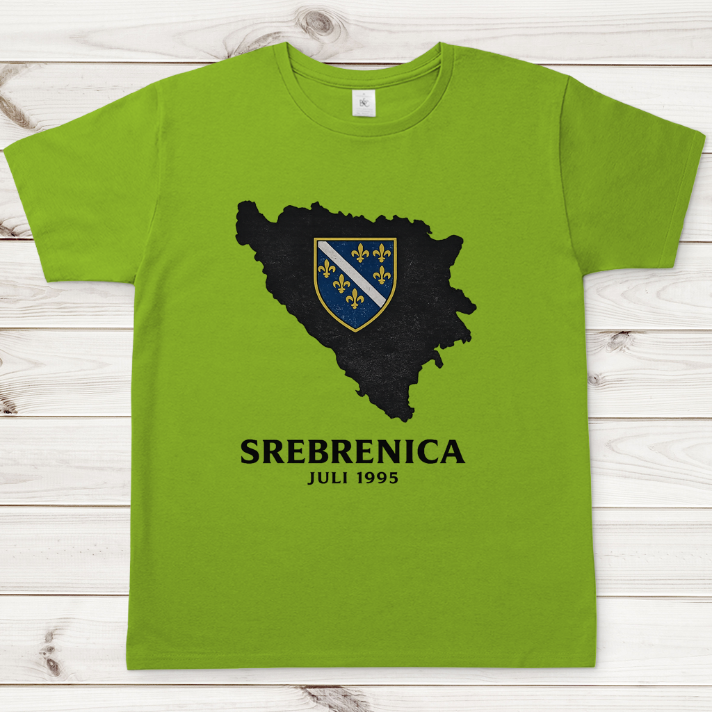 Herren T-Shirt Srebrenica Schwarz