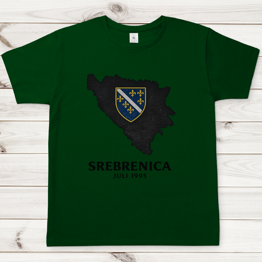 Muška majica Srebrenica Crna