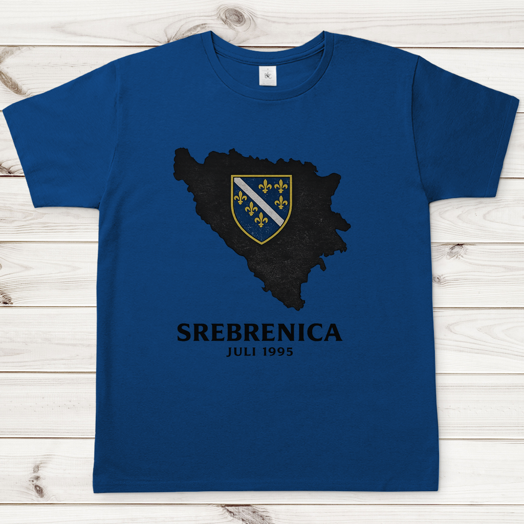 Muška majica Srebrenica Crna