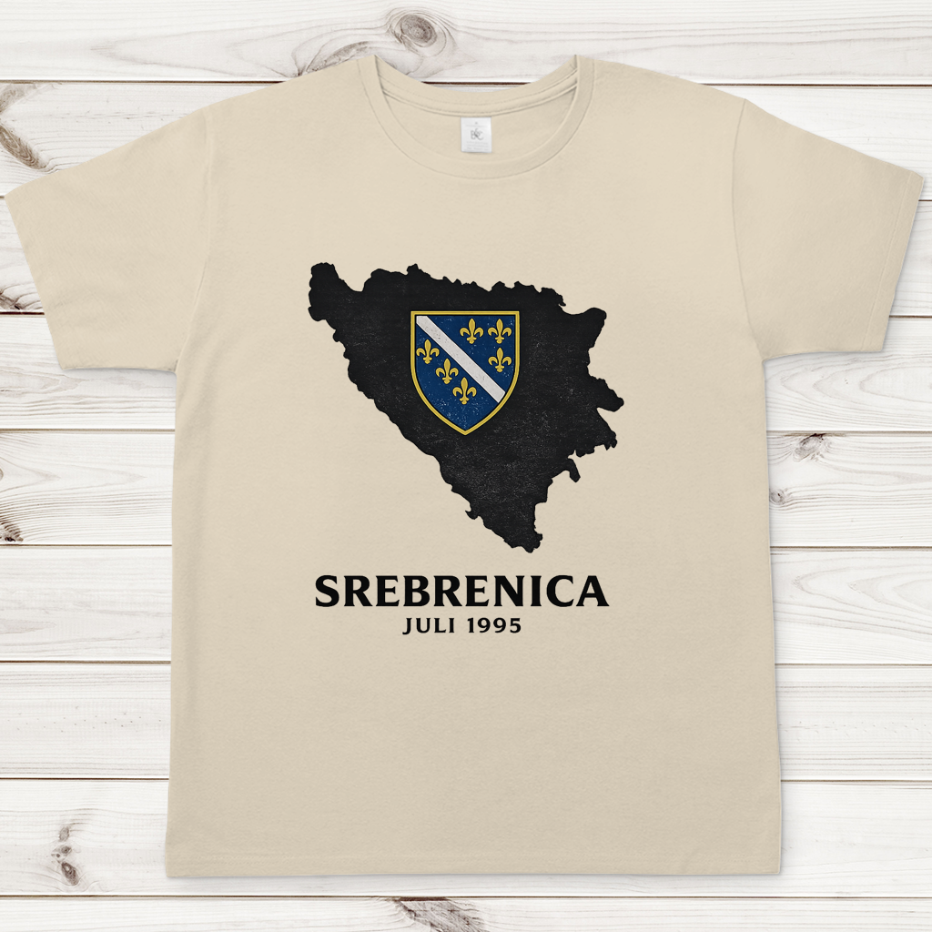 Muška majica Srebrenica Crna