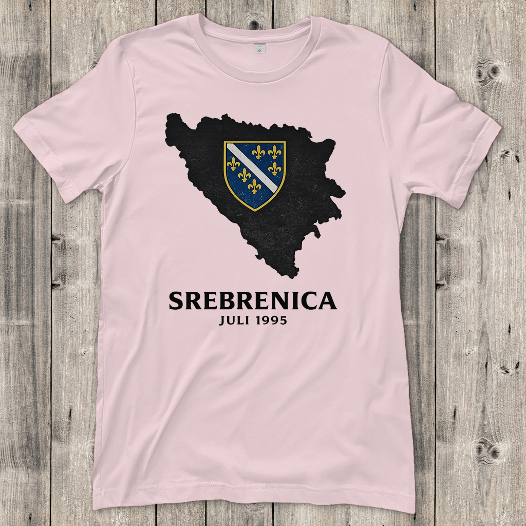 Ženska majica Srebrenica Crna