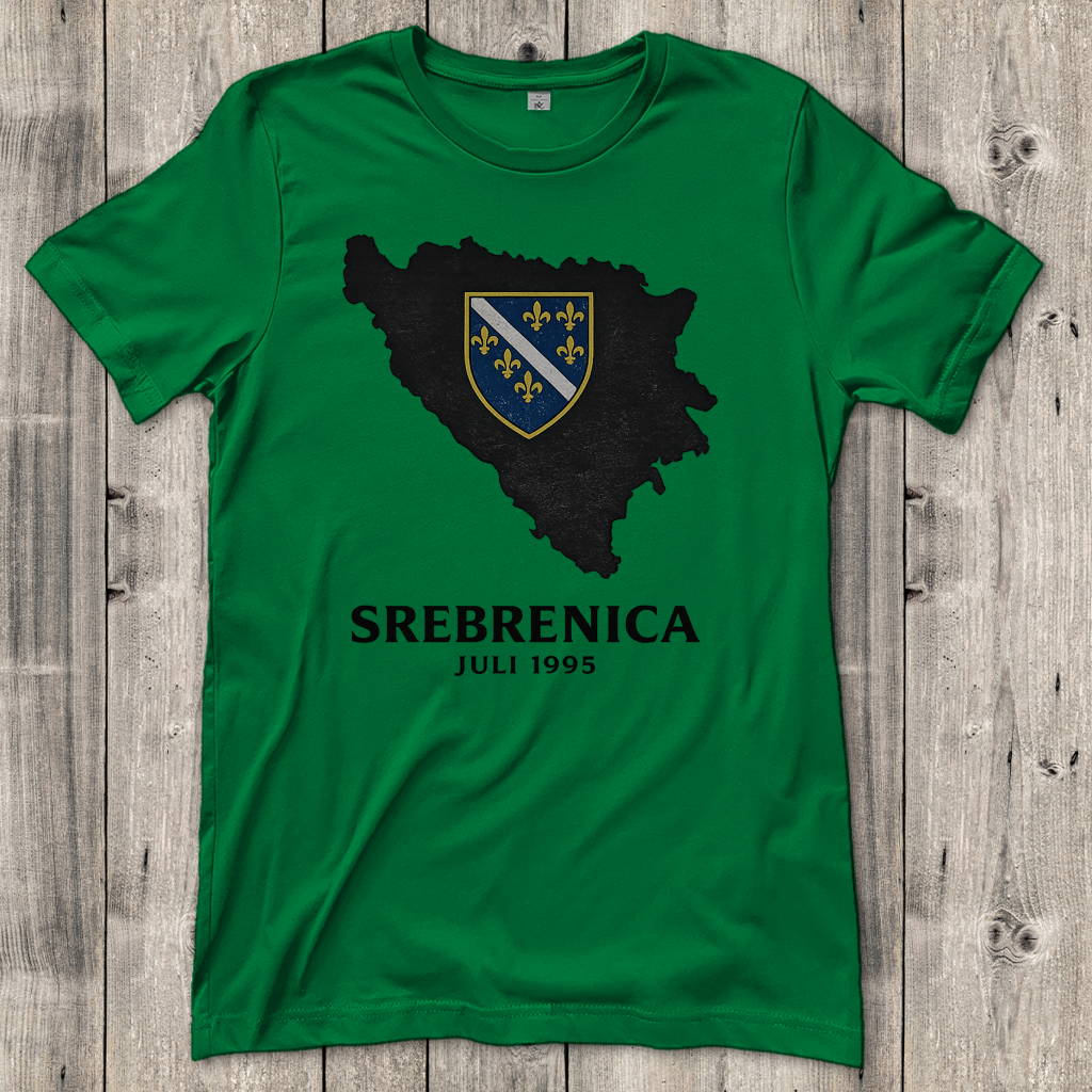 Ženska majica Srebrenica Crna