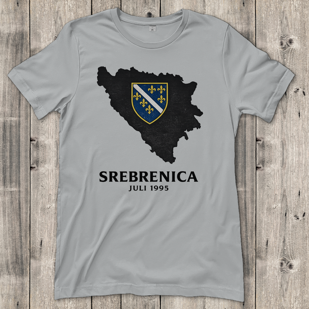 Ženska majica Srebrenica Crna