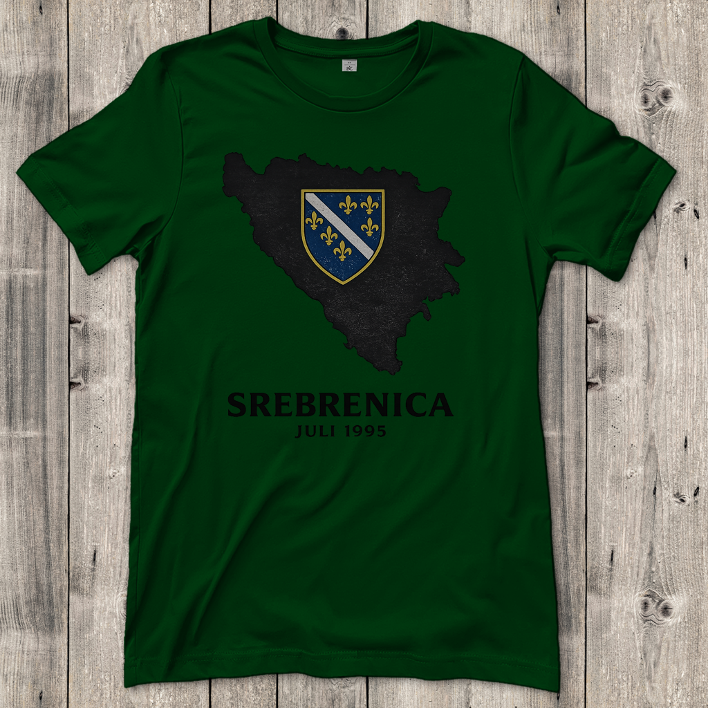 Damen T-Shirt Srebrenica Schwarz