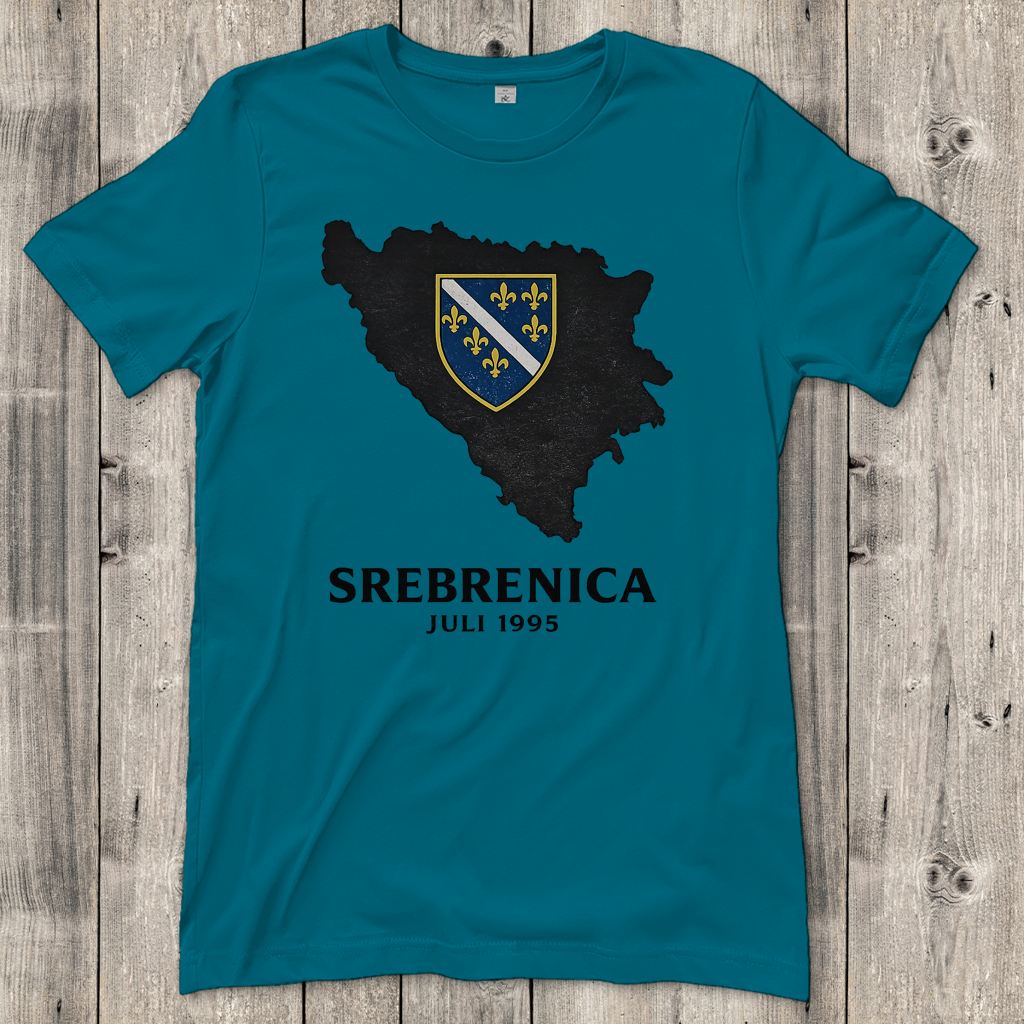 Ženska majica Srebrenica Crna