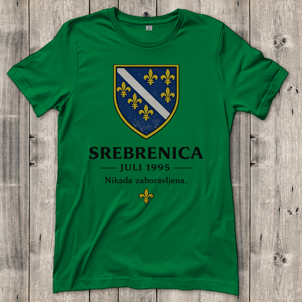 Ženska majica Srebrenica Nikad Zaboravljena