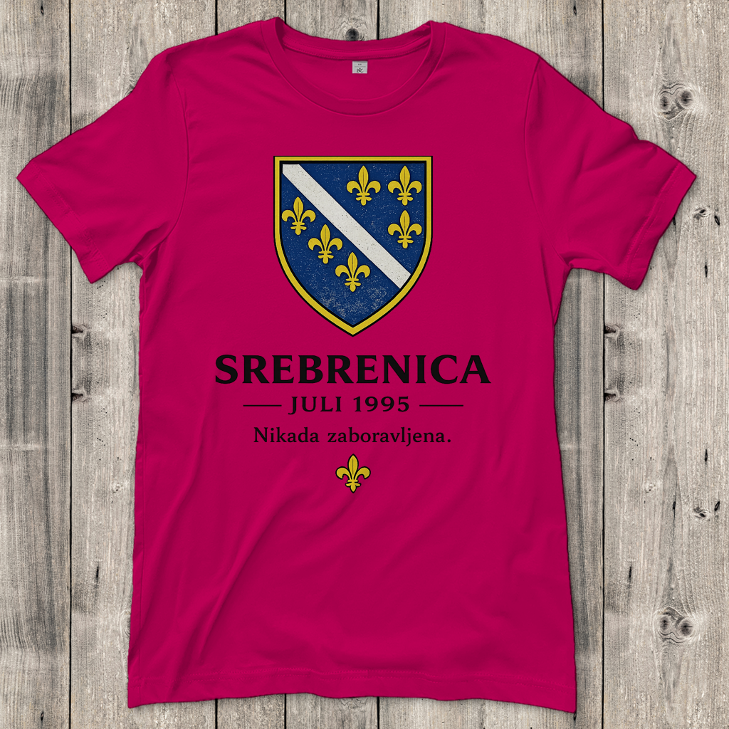 Ženska majica Srebrenica Nikad Zaboravljena