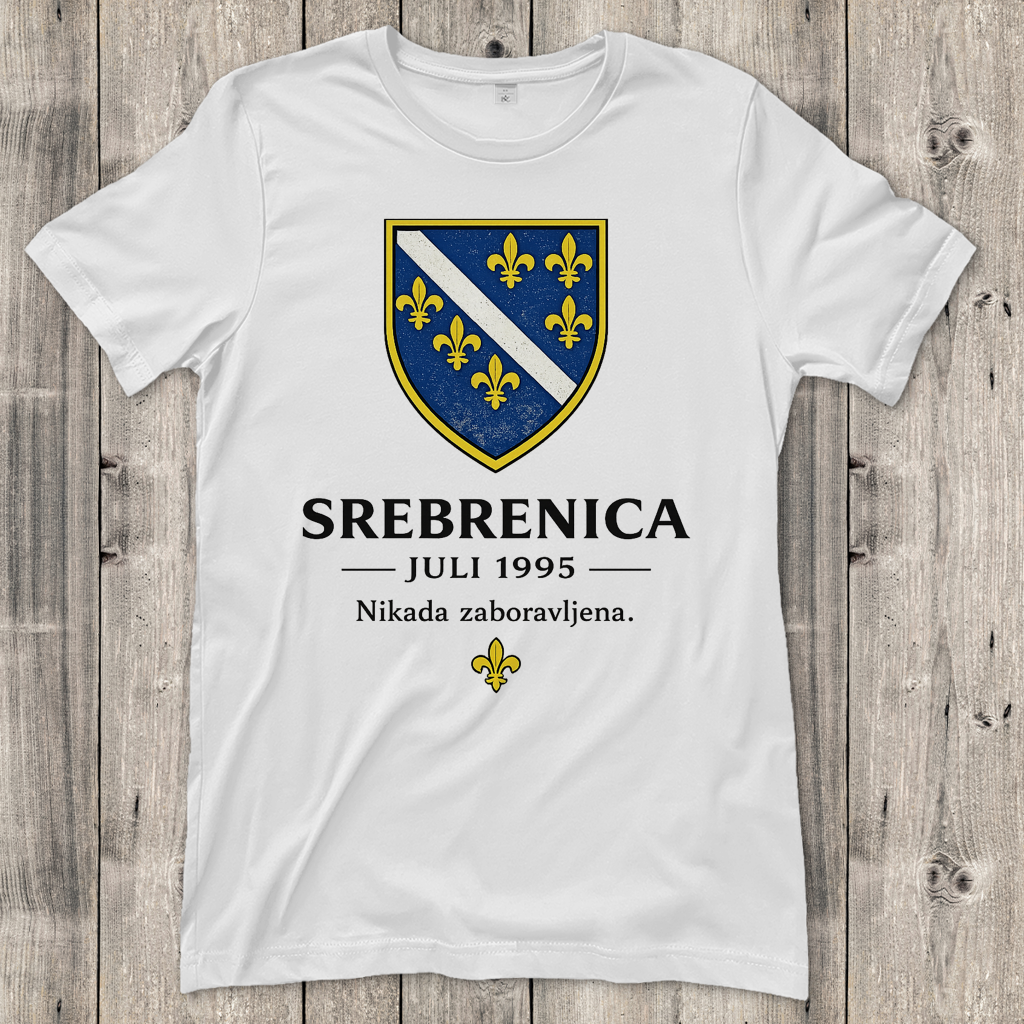 Ženska majica Srebrenica Nikad Zaboravljena