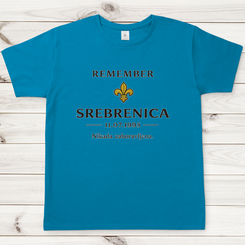 Herren T-Shirt Remember Srebrenica