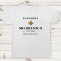 Herren T-Shirt Remember Srebrenica