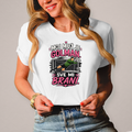 Damen T-Shirt Moj Muz Je Golman