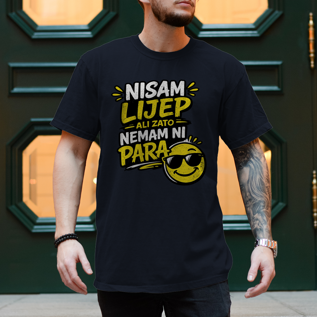 Herren T-Shirt Nisam lijep