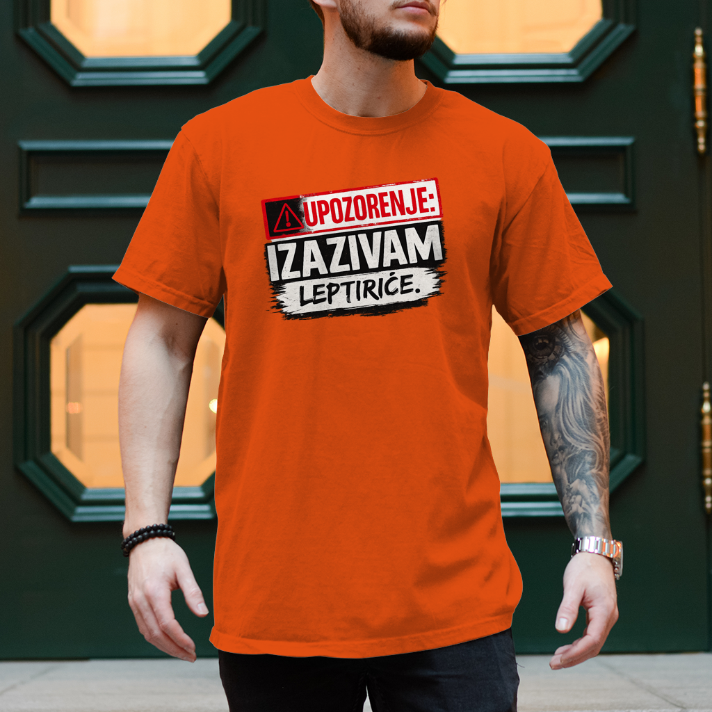 Herren T-Shirt Izazivam leptirice