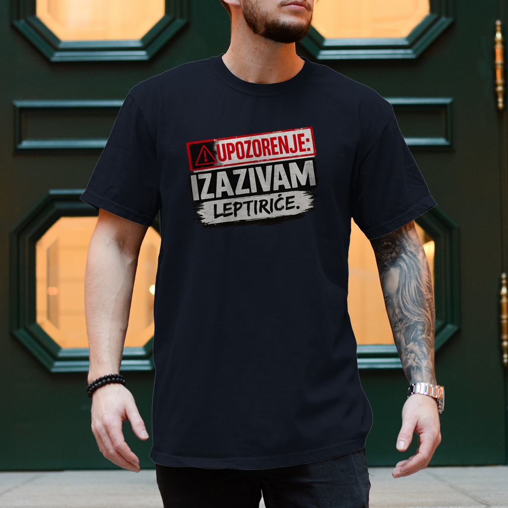 Herren T-Shirt Izazivam leptirice
